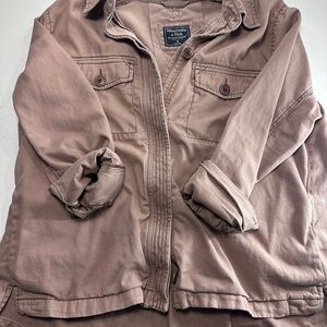 Abercrombie & Fitch Women's Mauve Shirt Jacket